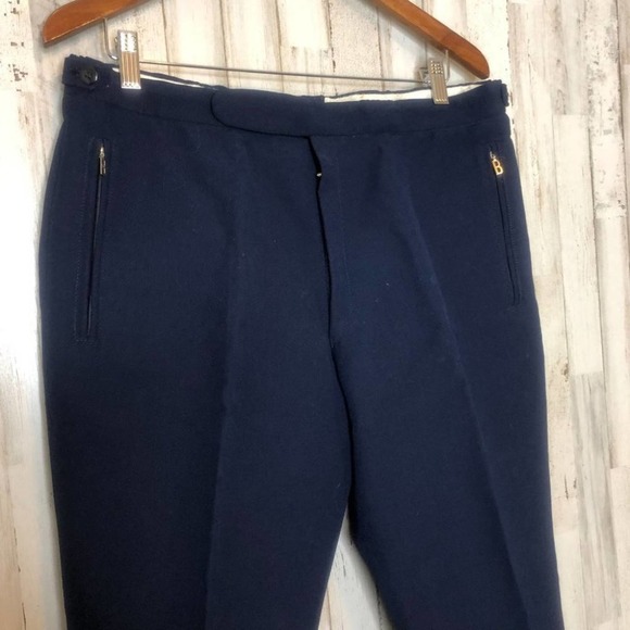 BOGNER Snow Ski Vintage Performance Olympiaden Navy Outerwear Pant Stirrup 38 - Picture 2 of 14